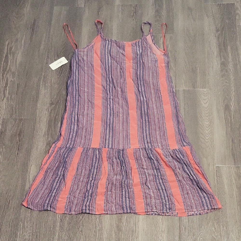 Style & Co. Pink and Blue Striped Garment